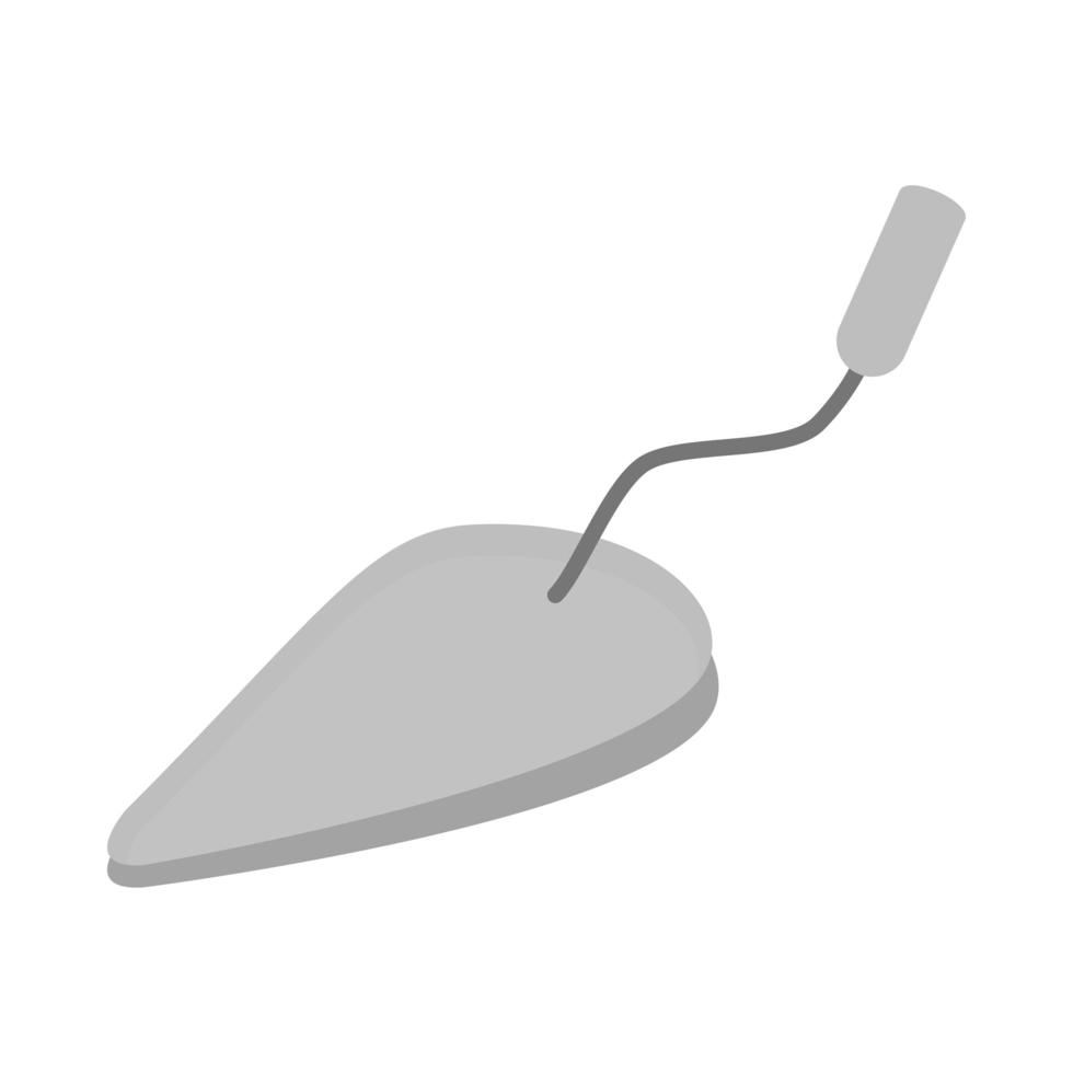 gardening trowel work tool icon on white background vector