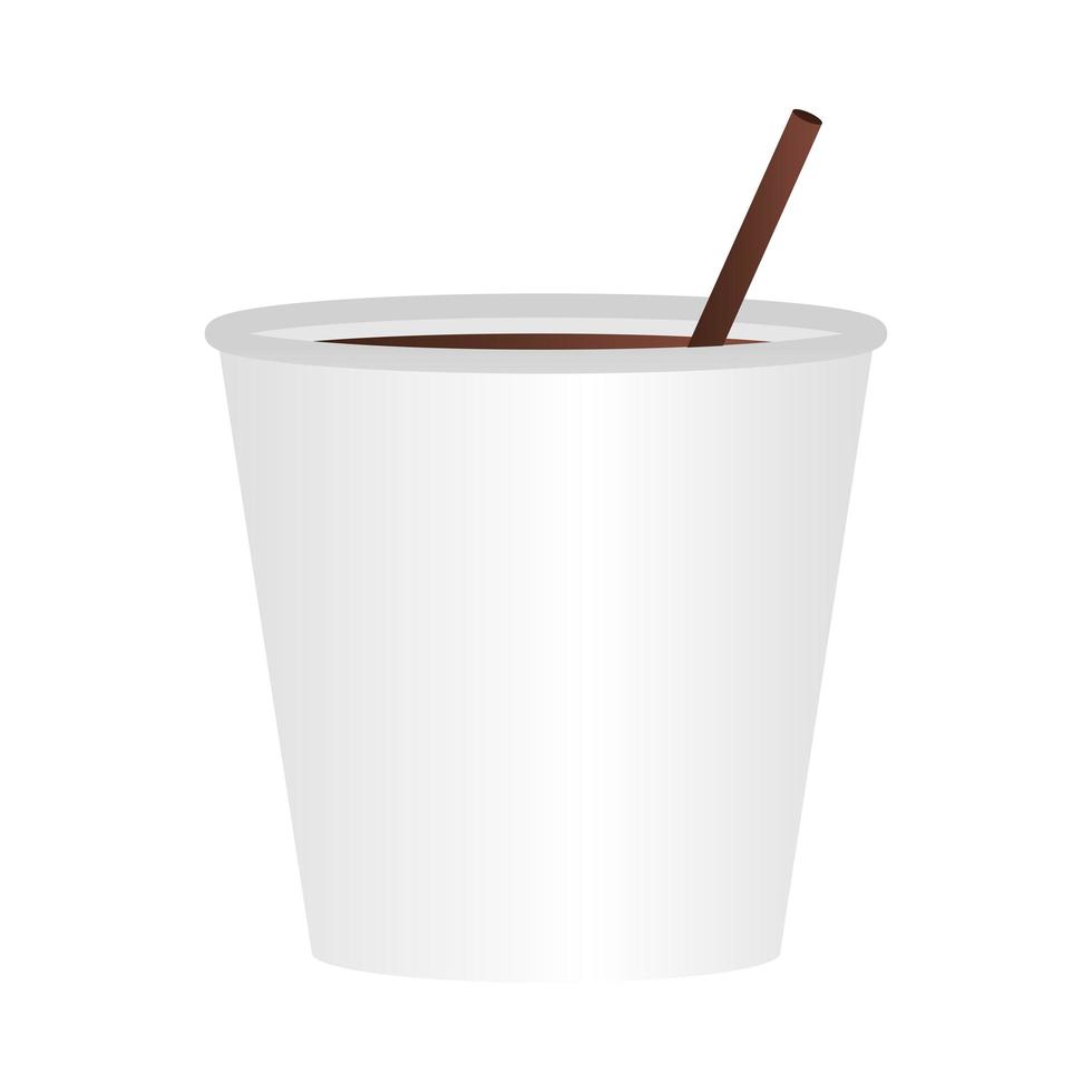 paper coffee cup vector