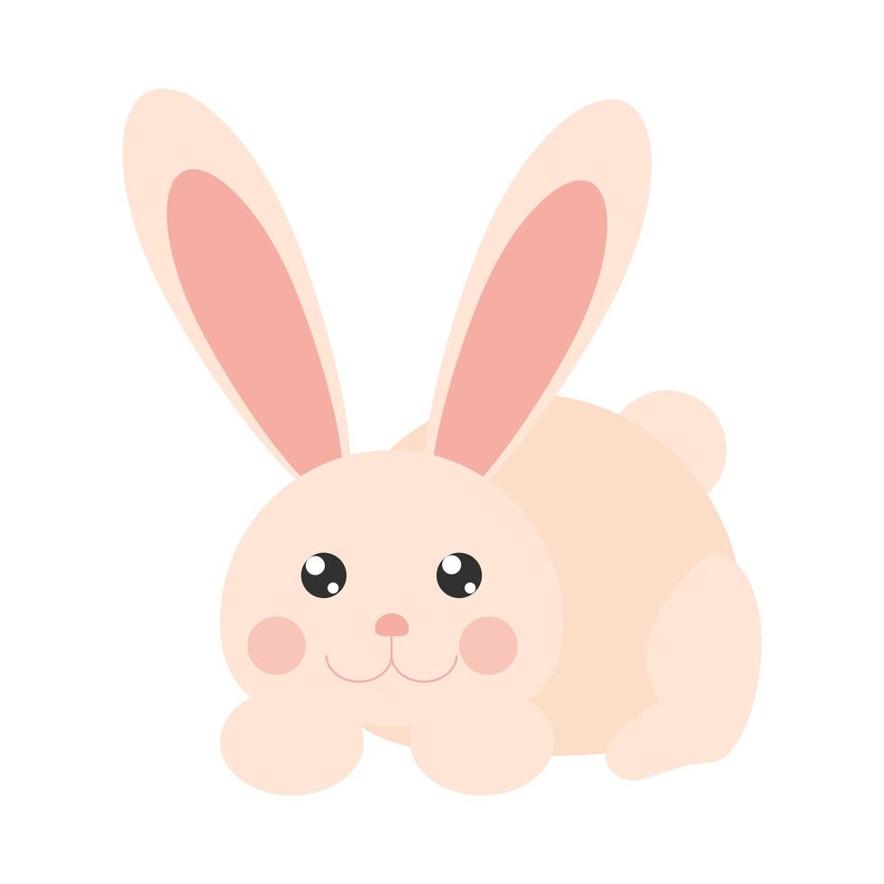 cute rabbit cartoon vector