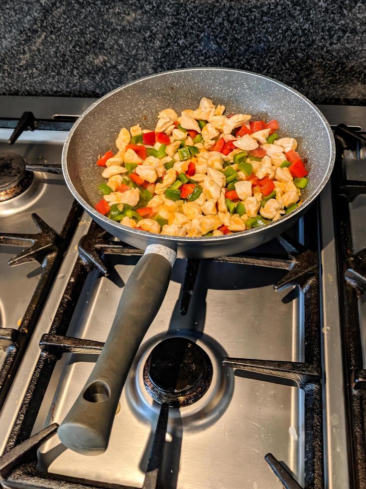 cooking on hob 2496692 Stock Photo at Vecteezy
