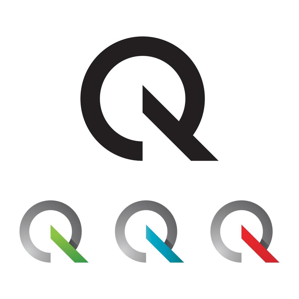 Letter Q  logo icon design template vector