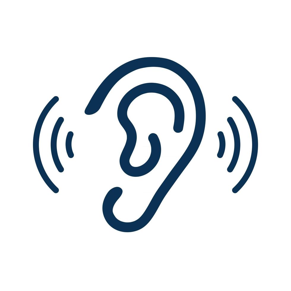 ear Logo Template vector icon