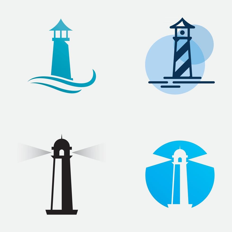 Light House Logo vector Template