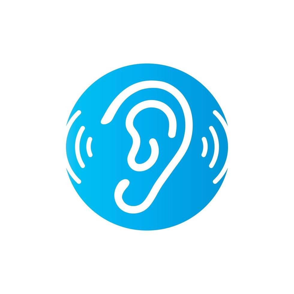 ear Logo Template vector icon