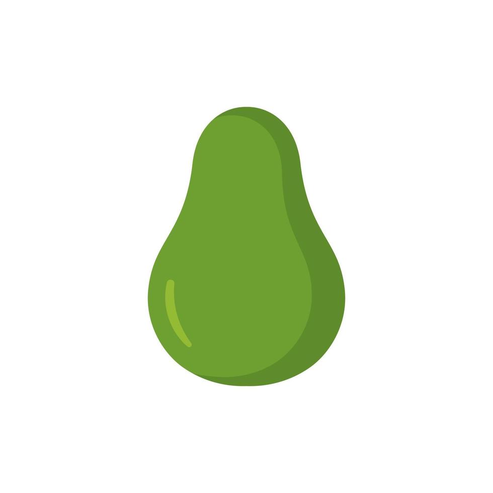 Avocado fruit logo healthy food symbols vector