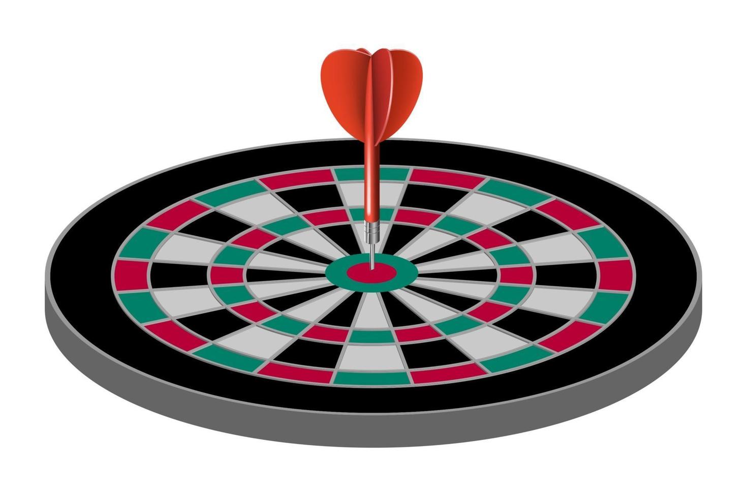 Darts on target vector