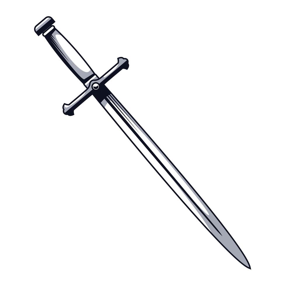 heraldic crossed swords 12304945 Vector Art at Vecteezy