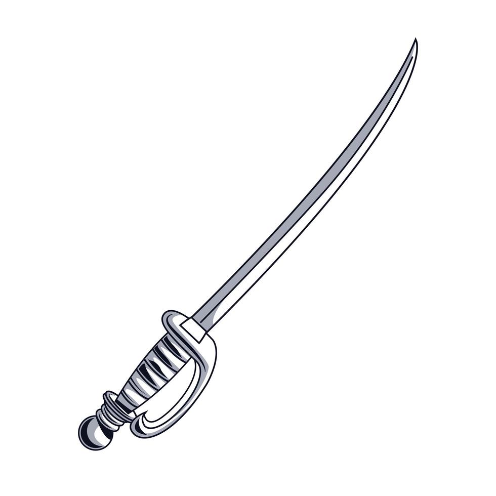 sword weapon drawn vector