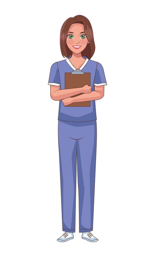 nurse with order vector