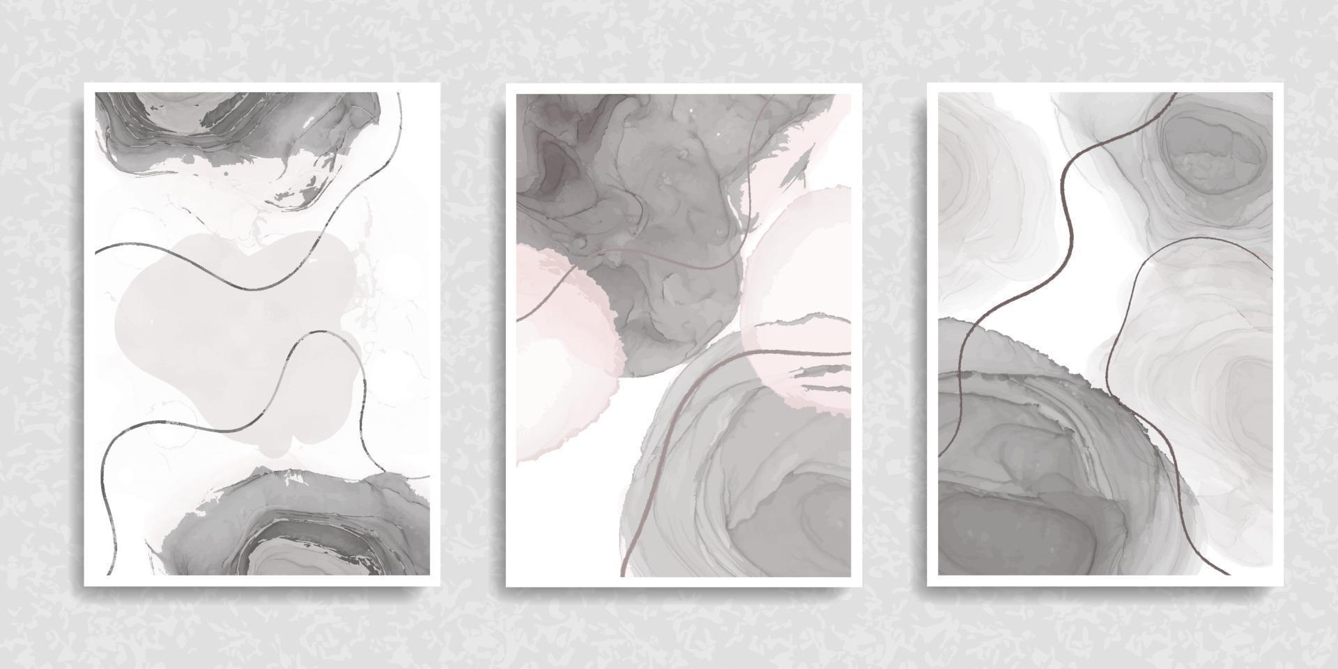 Abstract watercolor vector backgrounds