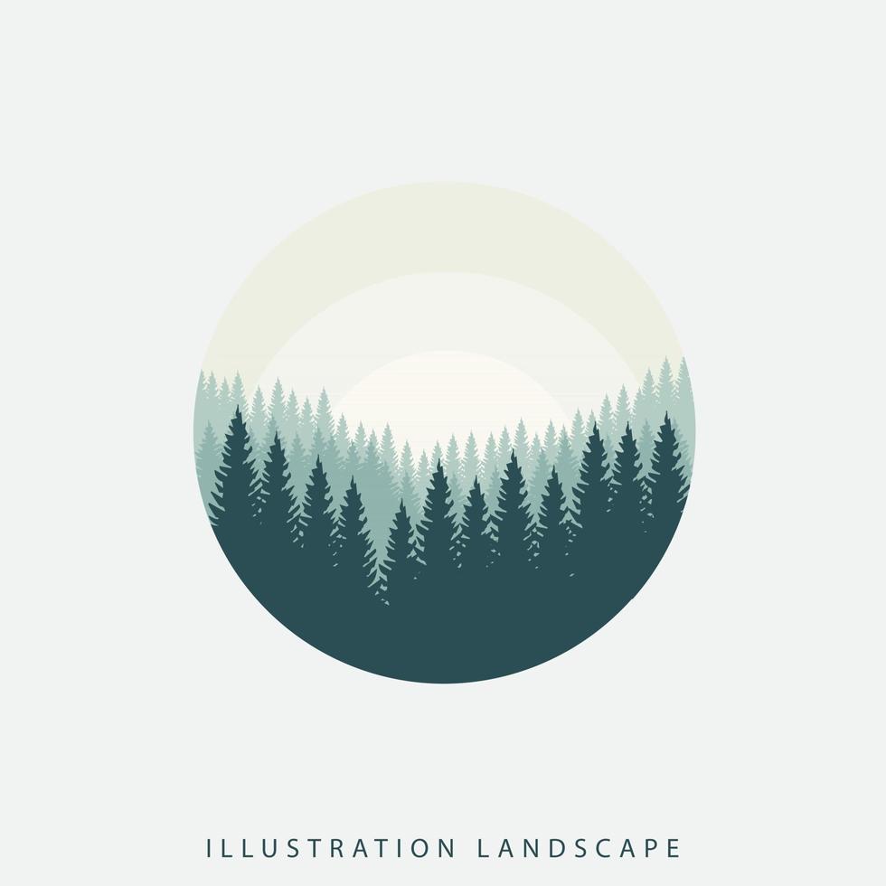 scene illustration design vector