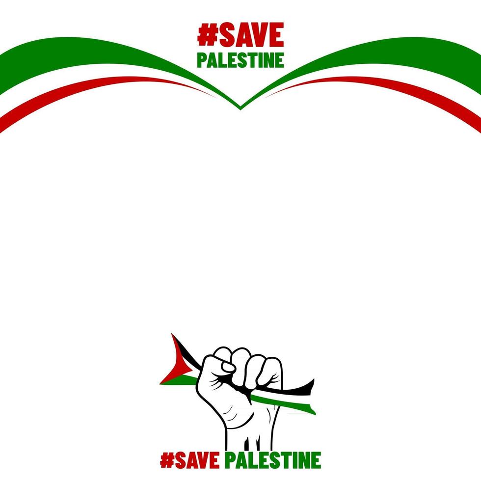 Fighter for palestine vector
