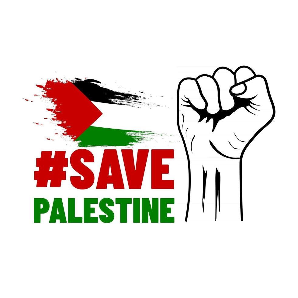 Save palestine war 2499080 Vector Art at Vecteezy