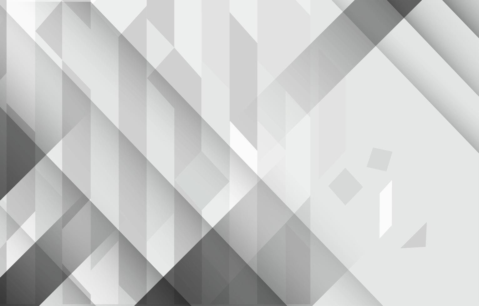 White Geometric Rectangle In Playful Composition Background vector
