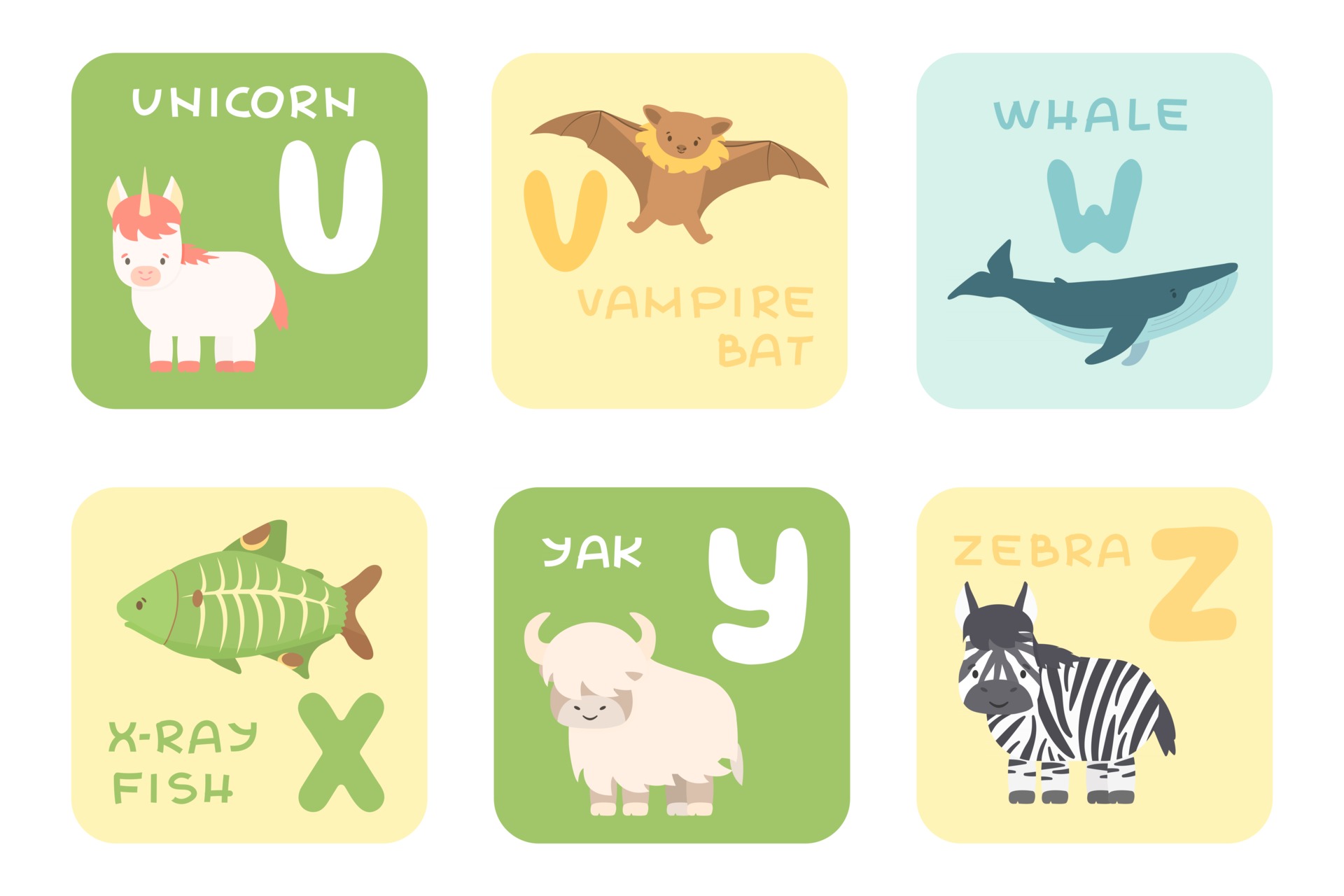 Cute U Z alphabet cards with cartoon rainforest sea ocean African animals Vector zoo illustrations 2499440 Vector Art at Vecteezy Cute U Z alphabet cards with cartoon rainforest sea ocean African animals Vector zoo illustrations 2499440 Vector Art at Vecteezy