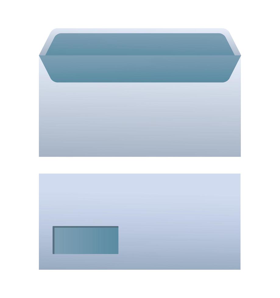 envelopes mail mockup branding element icon vector