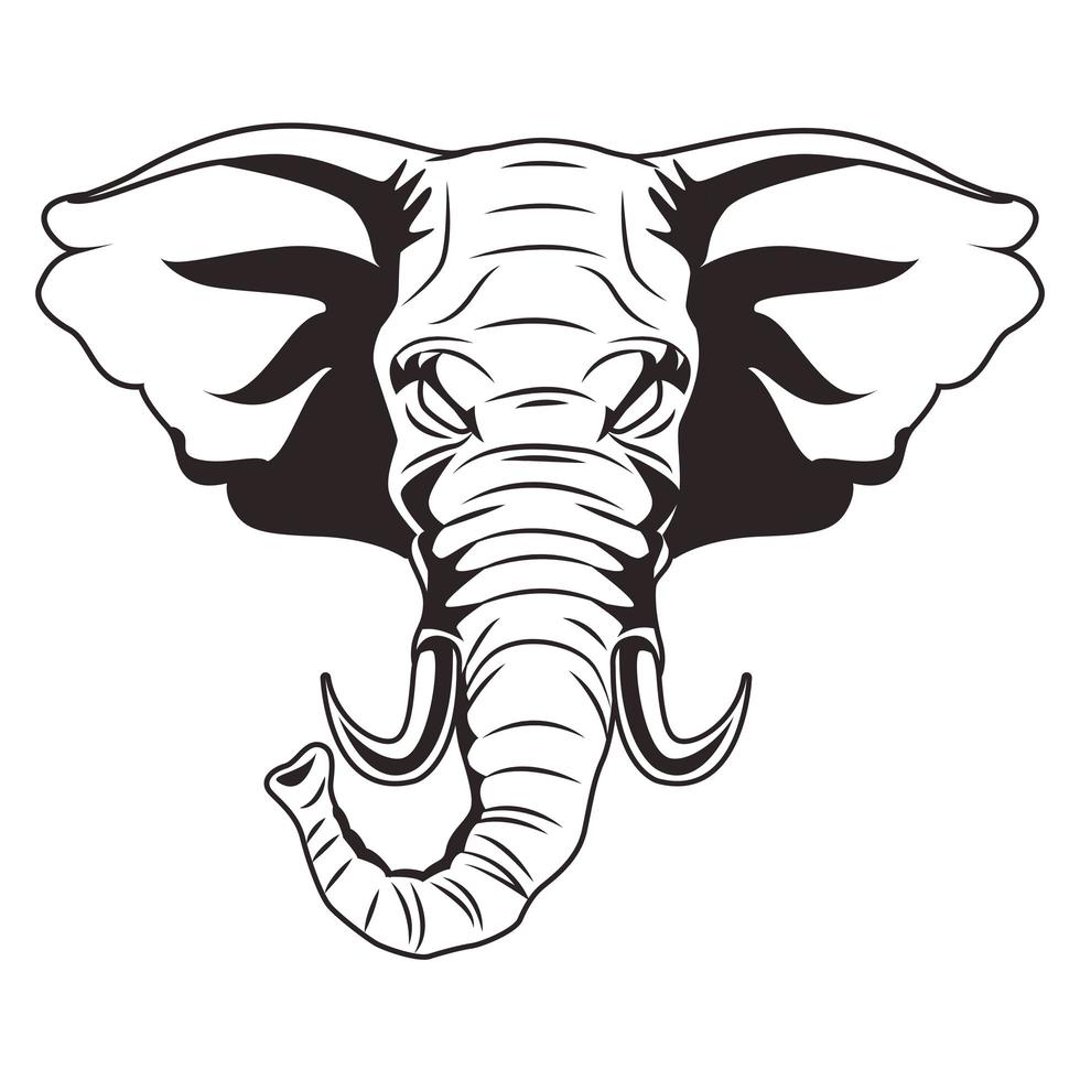 elephant animal wild head character icon 2499803 Vector Art at Vecteezy elephant animal wild head character icon 2499803 Vector Art at Vecteezy