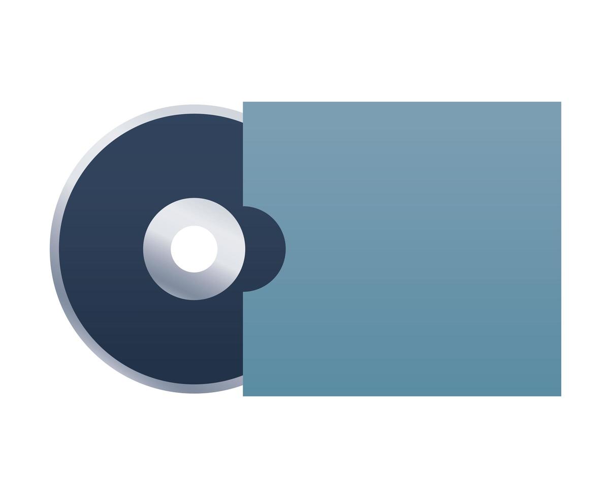 compact disk mockup branding element icon vector