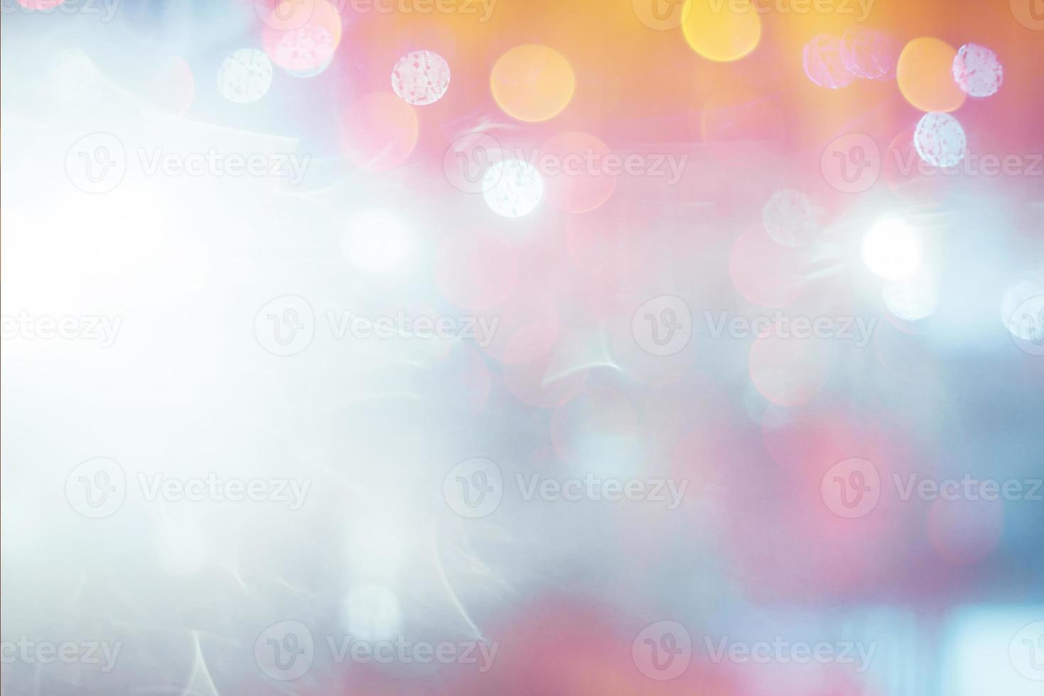 The Colorful bokeh blurred abstract pattern background photo