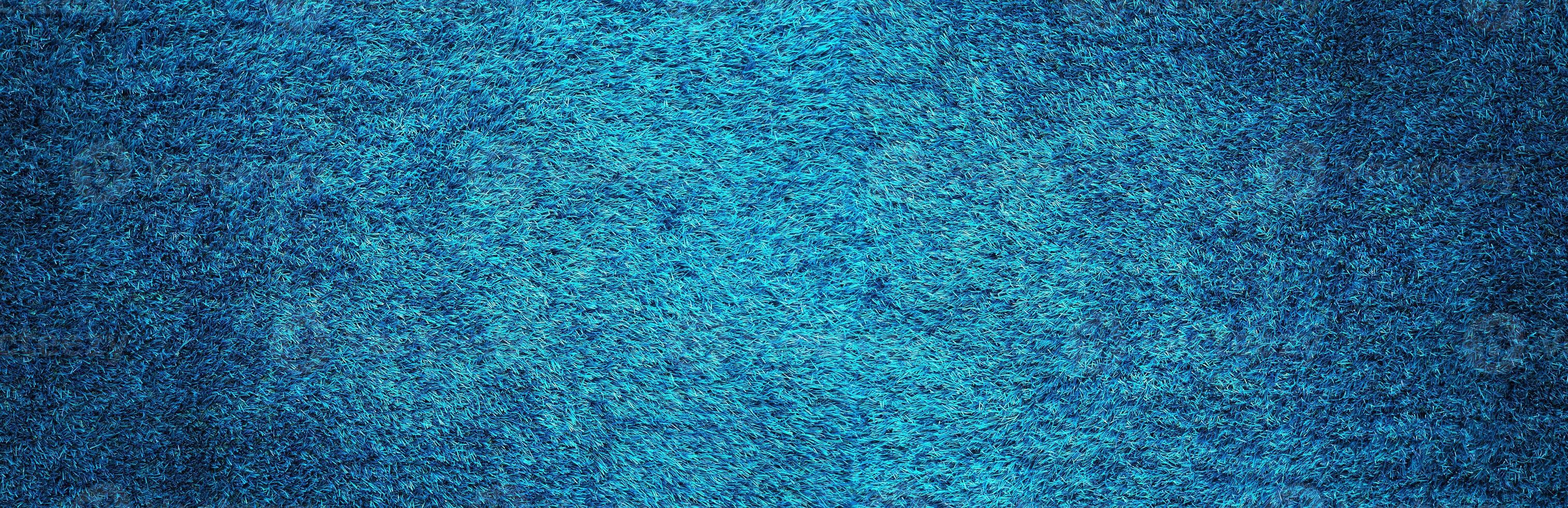 el fondo de textura de patrón de hierba azul artificial foto