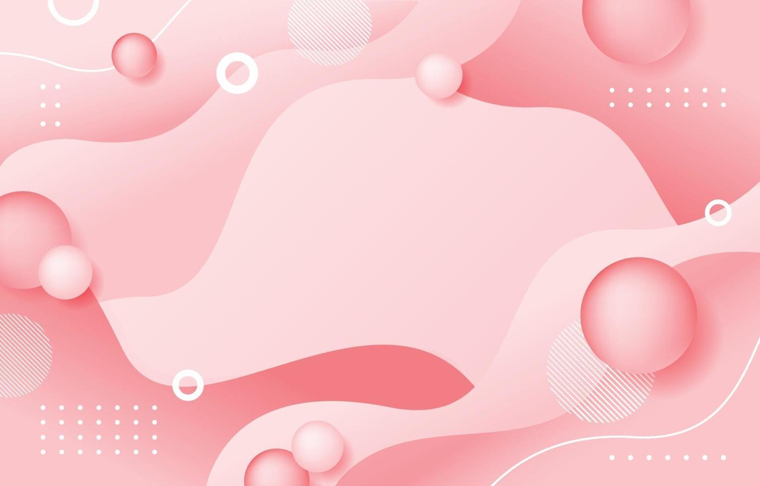 Abstract Pink Wave Background vector