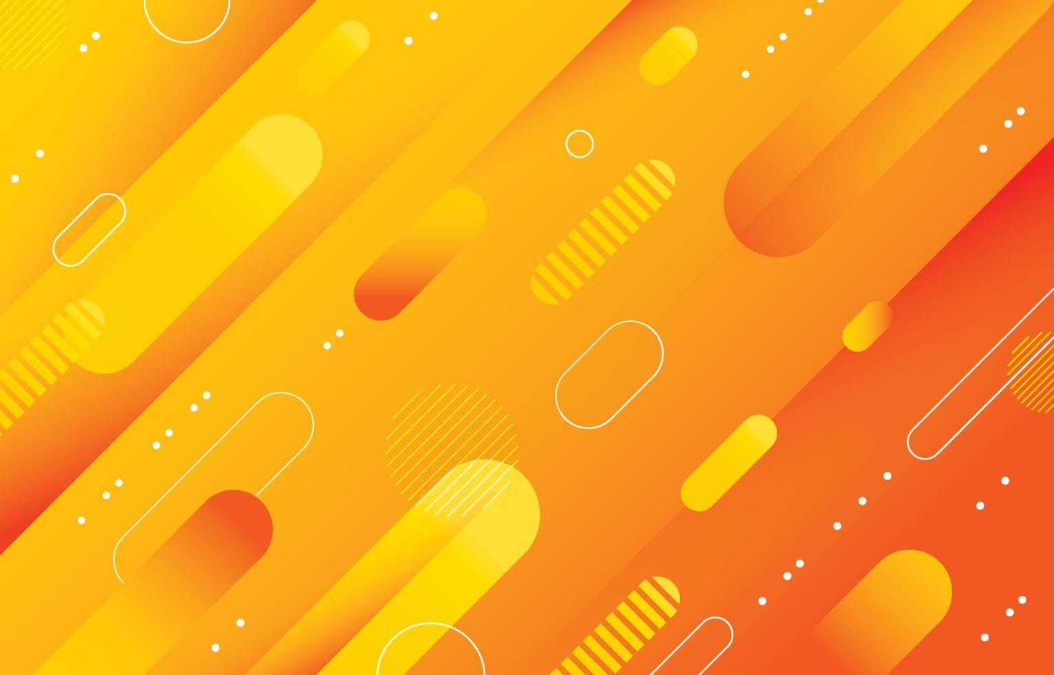 forma geométrica fondo amarillo vector