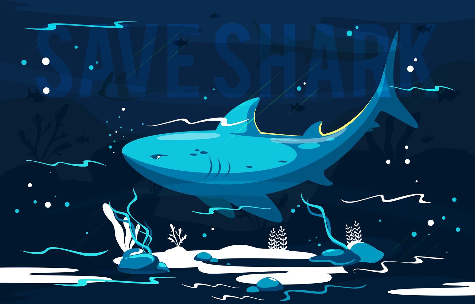 Blue Shark in the Deep Ocean 2500255 Vector Art at Vecteezy Blue Shark in the Deep Ocean 2500255 Vector Art at Vecteezy