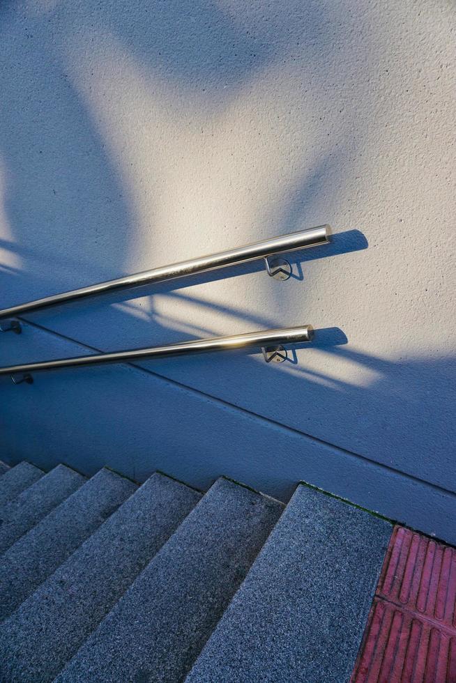 arquitectura de escaleras en la calle foto