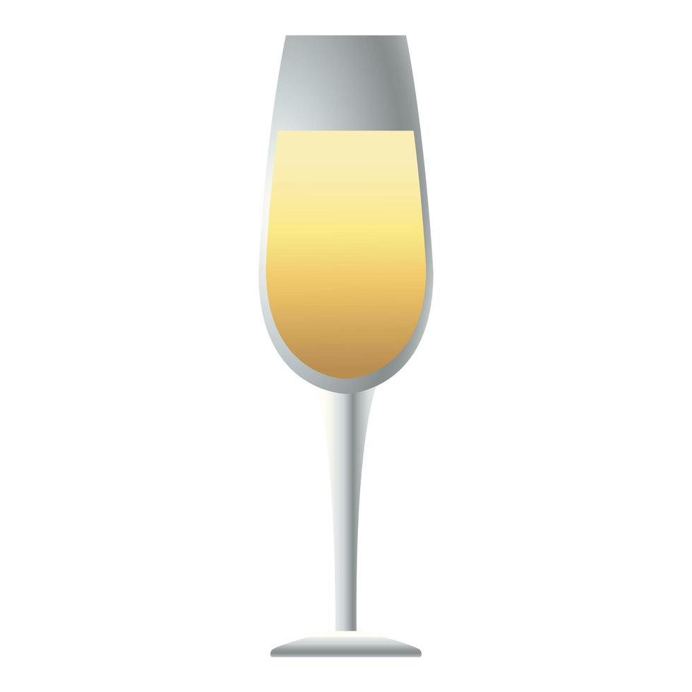 champagne cup drink isolated icon vector