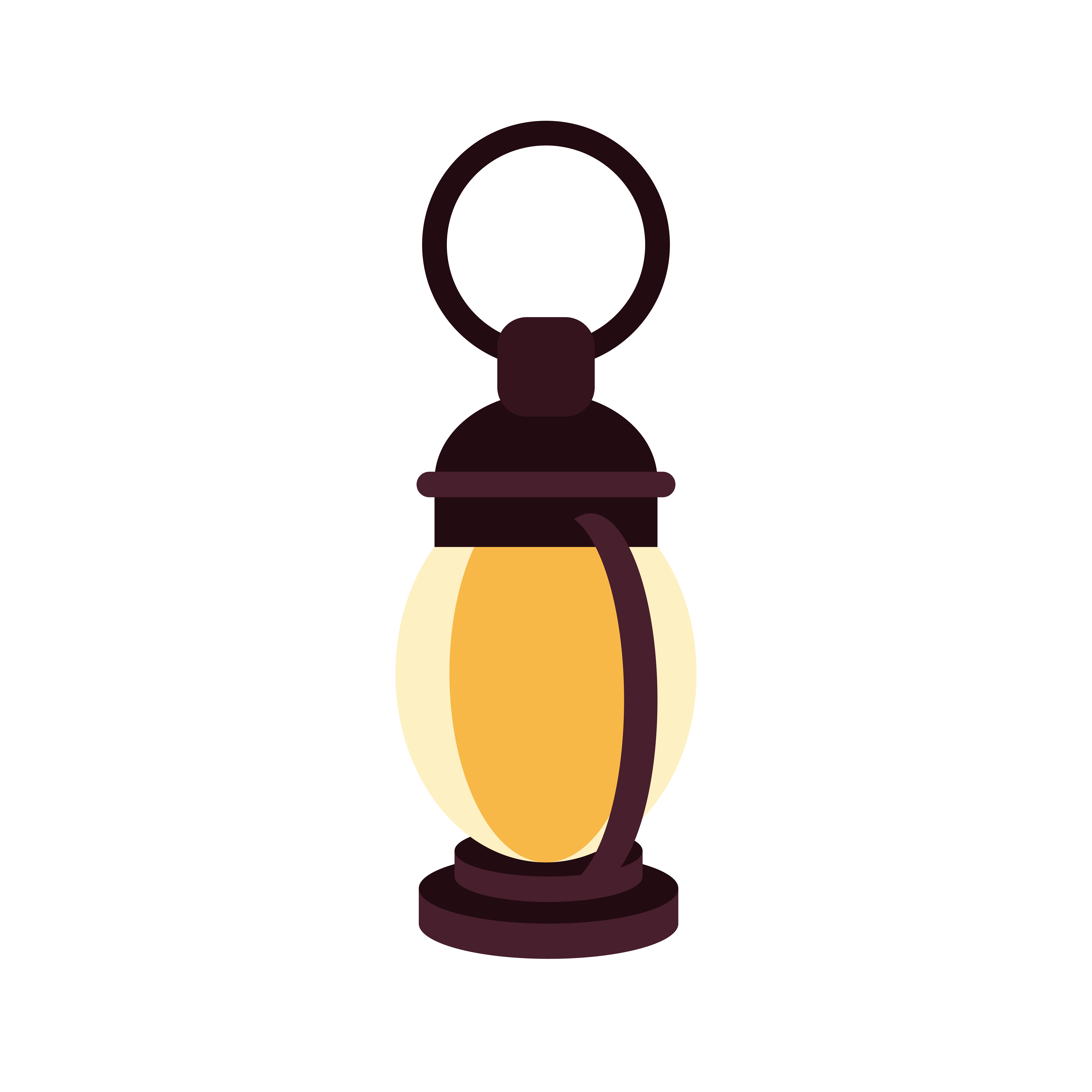 kerosene lamp light isolated icon 2500729 Vector Art at Vecteezy