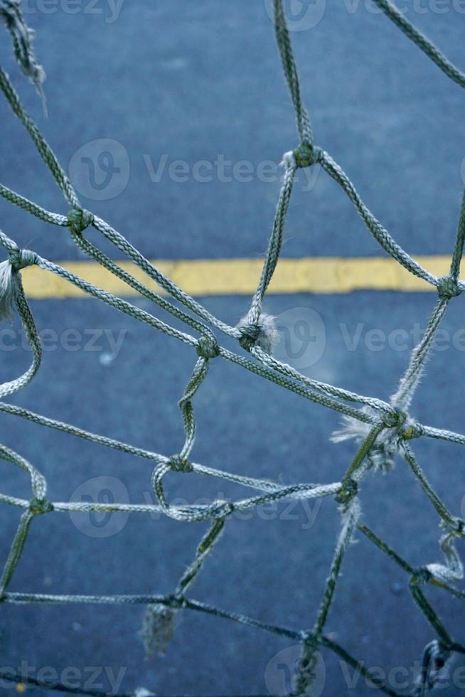 old street soccer goal sport equipment photo