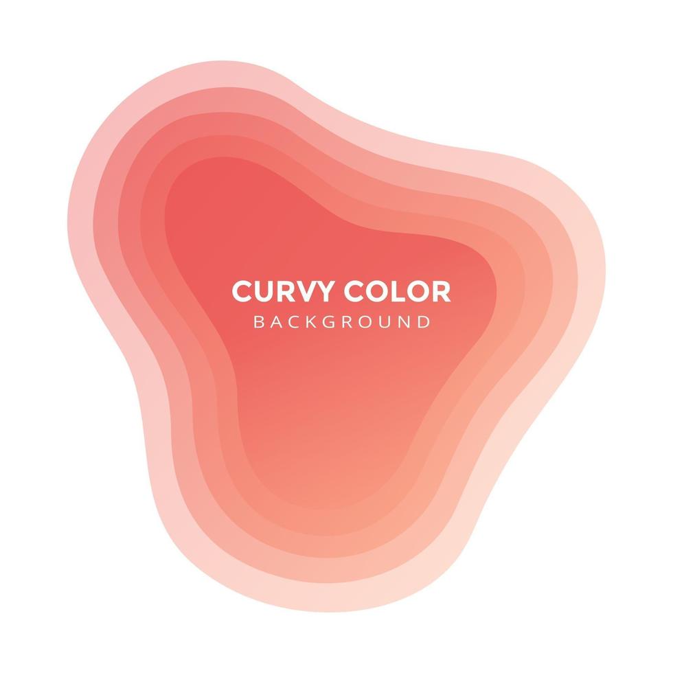 Modern liquid abstract blur blob element graphic gradient flat style design fluid vector colorful illustration