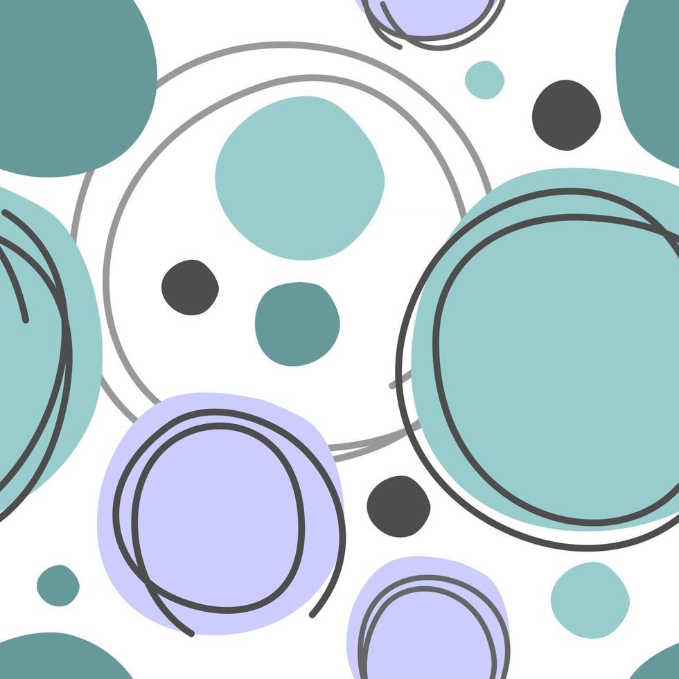 WHITE BACKGROUND WITH COLORFUL CIRCLES vector
