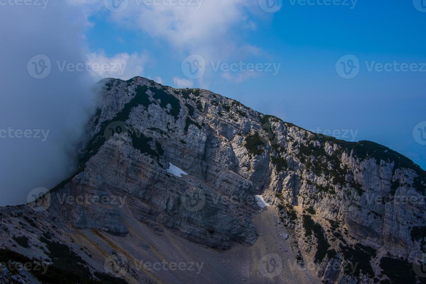 Mountains and clouds photo