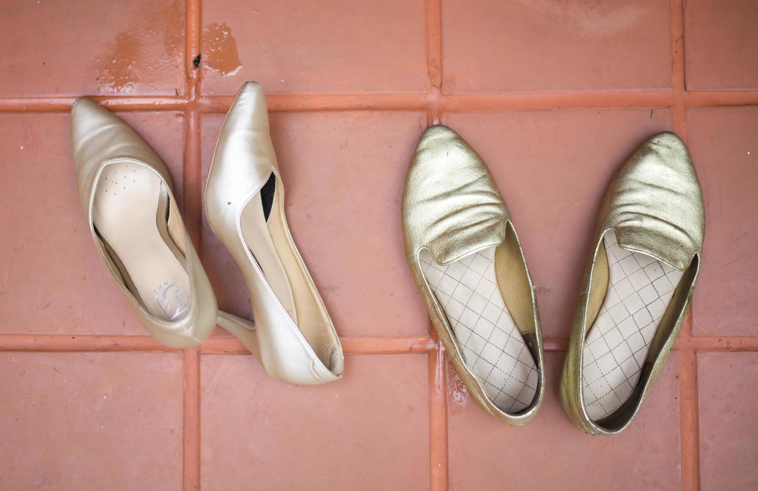 Thai wedding shoes photo