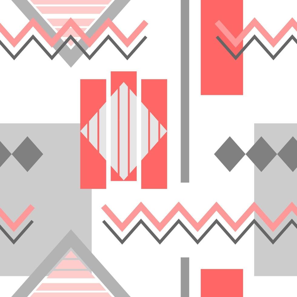 WHITE BACKGROUND WITH ABSTRACT ELEMENTS IN THE SCANDINAVIAN STYLE vector