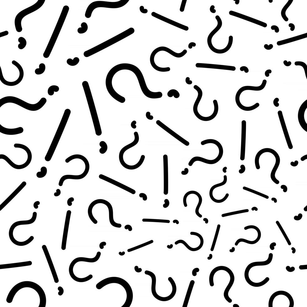 PATTERN WITH EXCLAMATION AND QUESTION MARKS vector