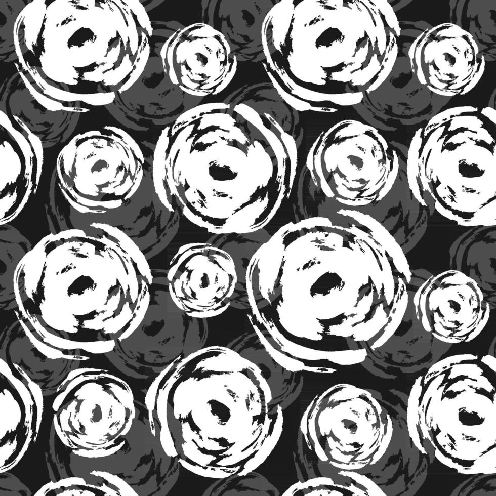 DARK BACKGROUND WITH ROUND PAINT SPOTS vector