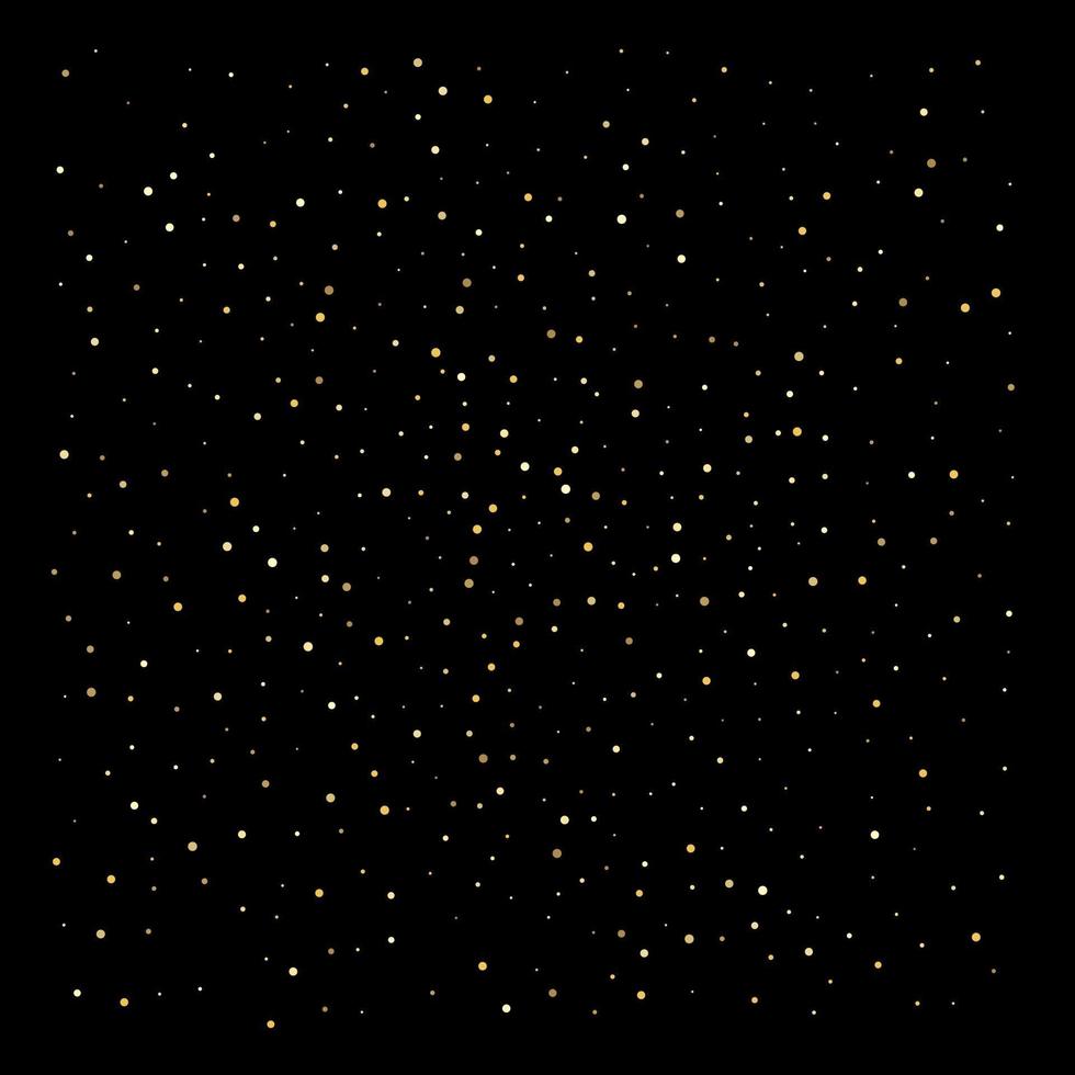 Golden glitter sparkle bubbles champagne particles vector