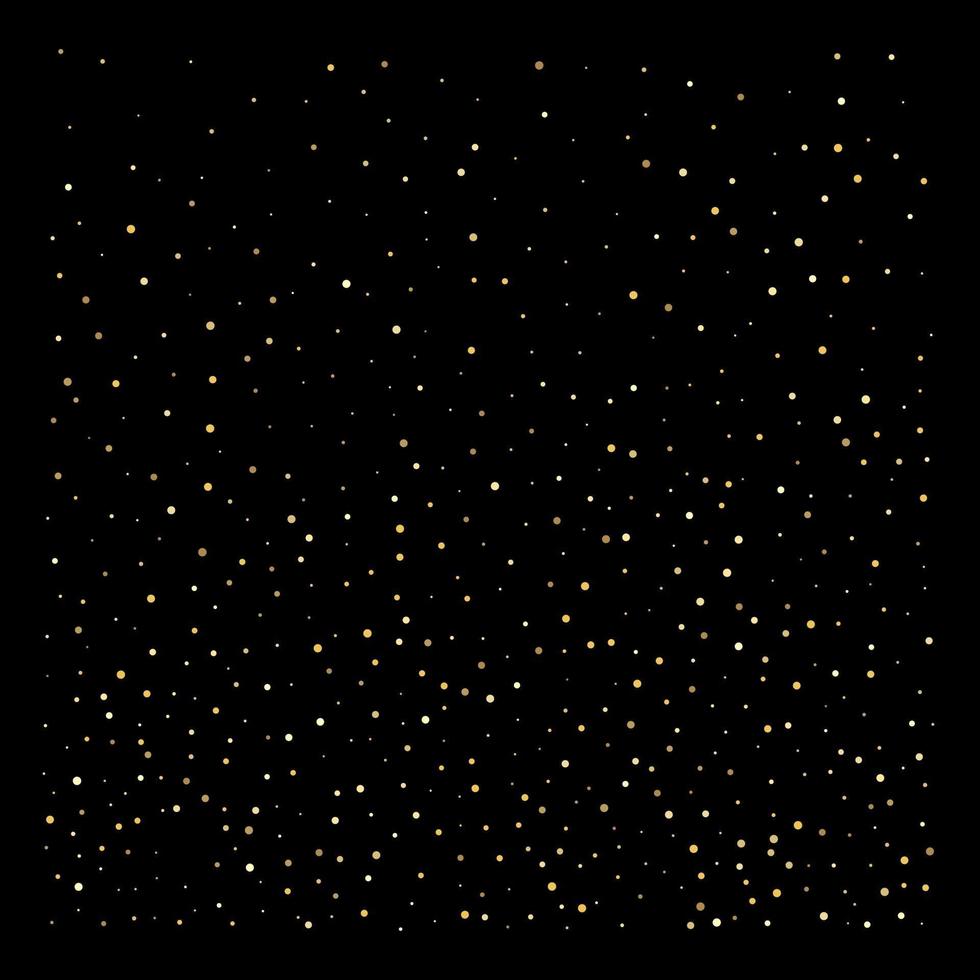 Golden glitter sparkle bubbles champagne particles vector