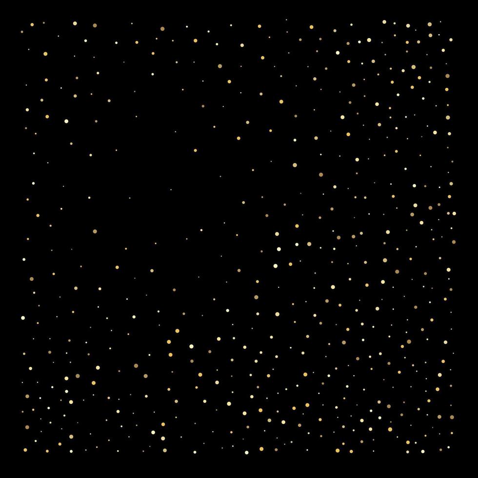 Golden glitter sparkle bubbles champagne particles vector