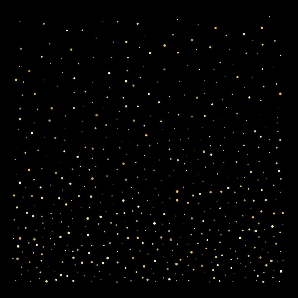 Golden glitter sparkle bubbles champagne particles vector