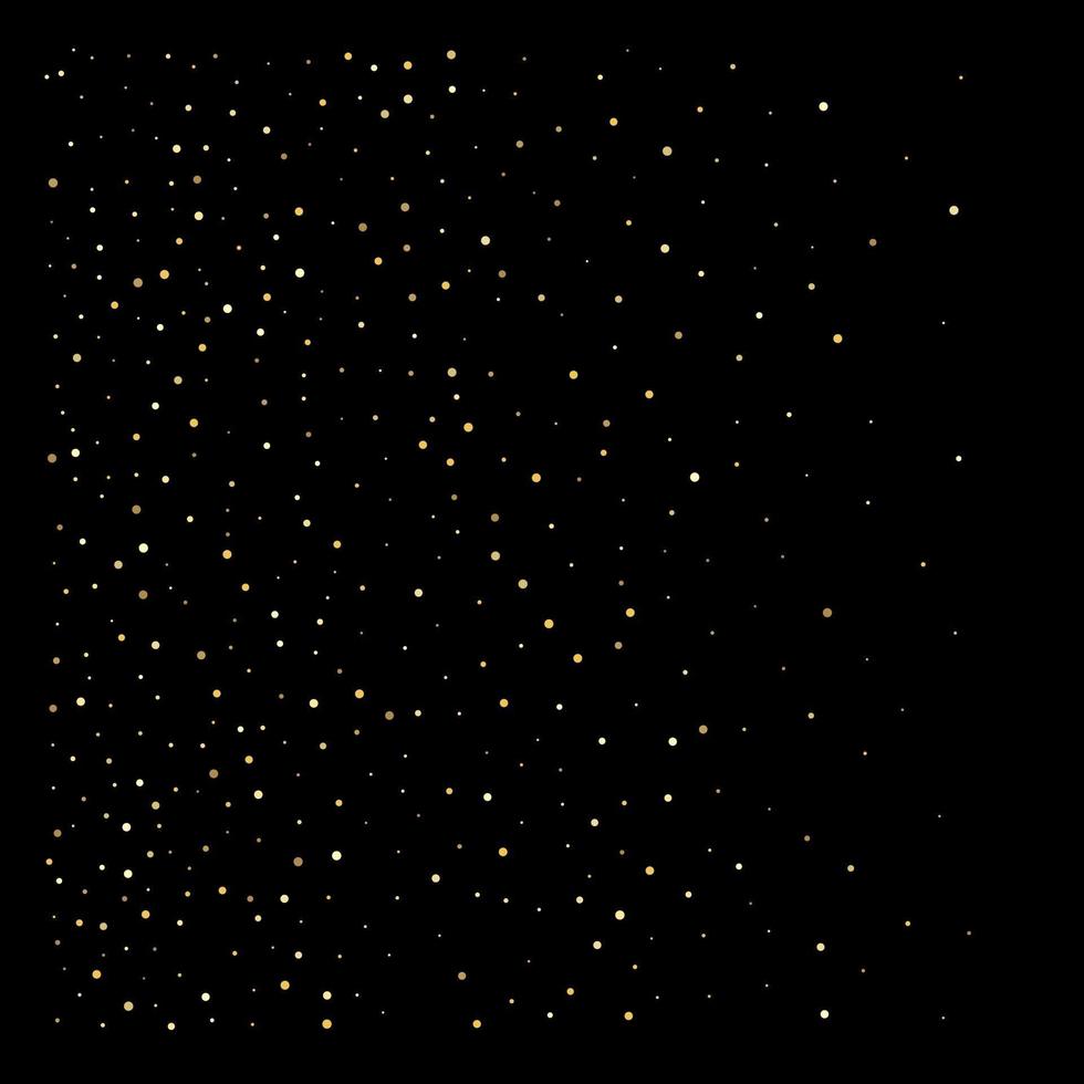 Golden glitter sparkle bubbles champagne particles vector