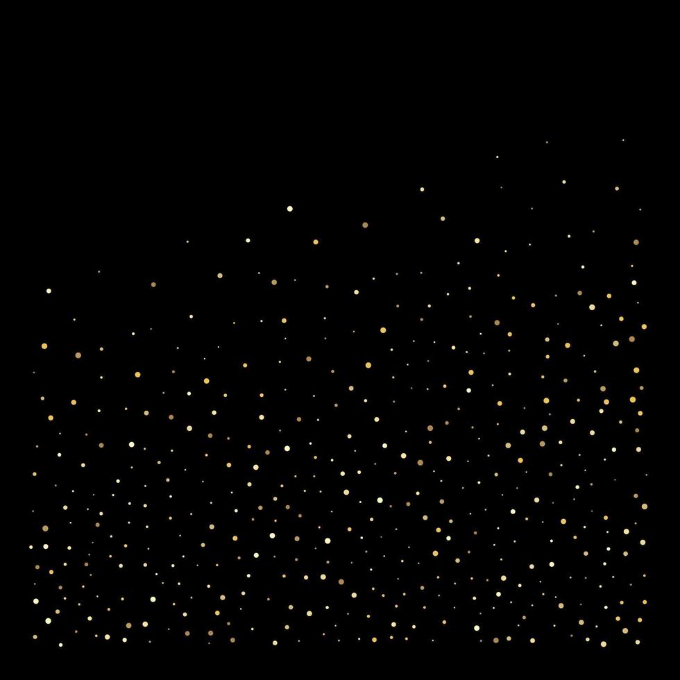 Golden glitter sparkle bubbles champagne particles vector