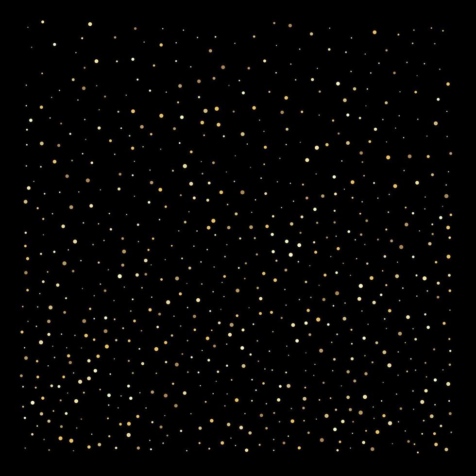 Golden glitter sparkle bubbles champagne particles vector