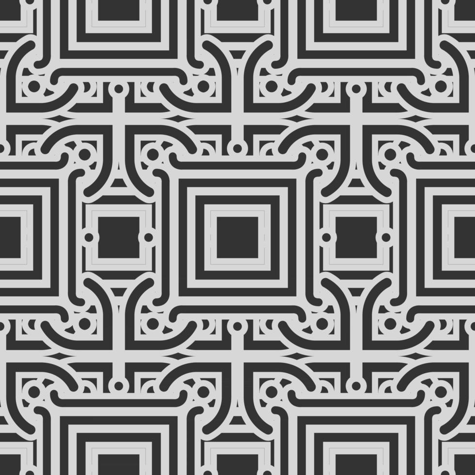 Geometric fabric abstract ethnic pattern vector