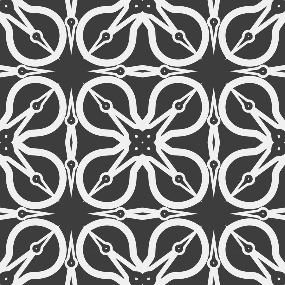 Geometric fabric abstract ethnic pattern vector