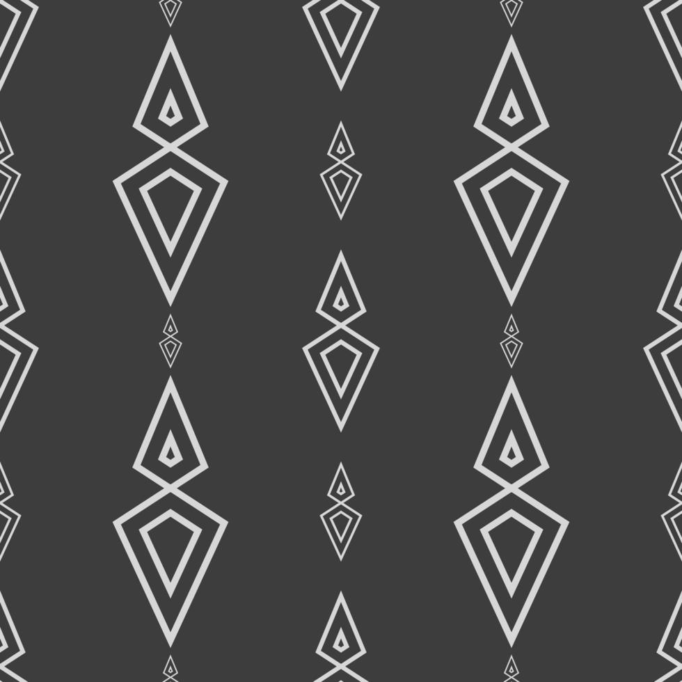 Geometric fabric abstract ethnic pattern vector