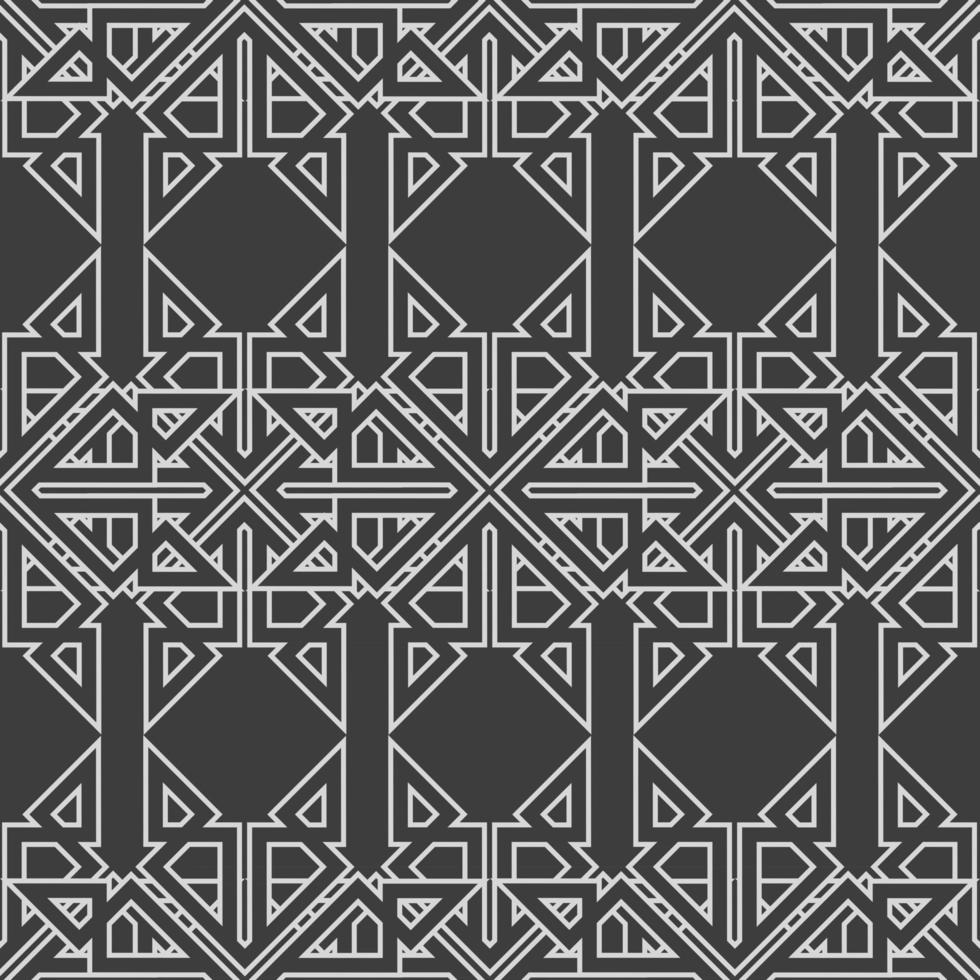 Geometric fabric abstract ethnic pattern vector