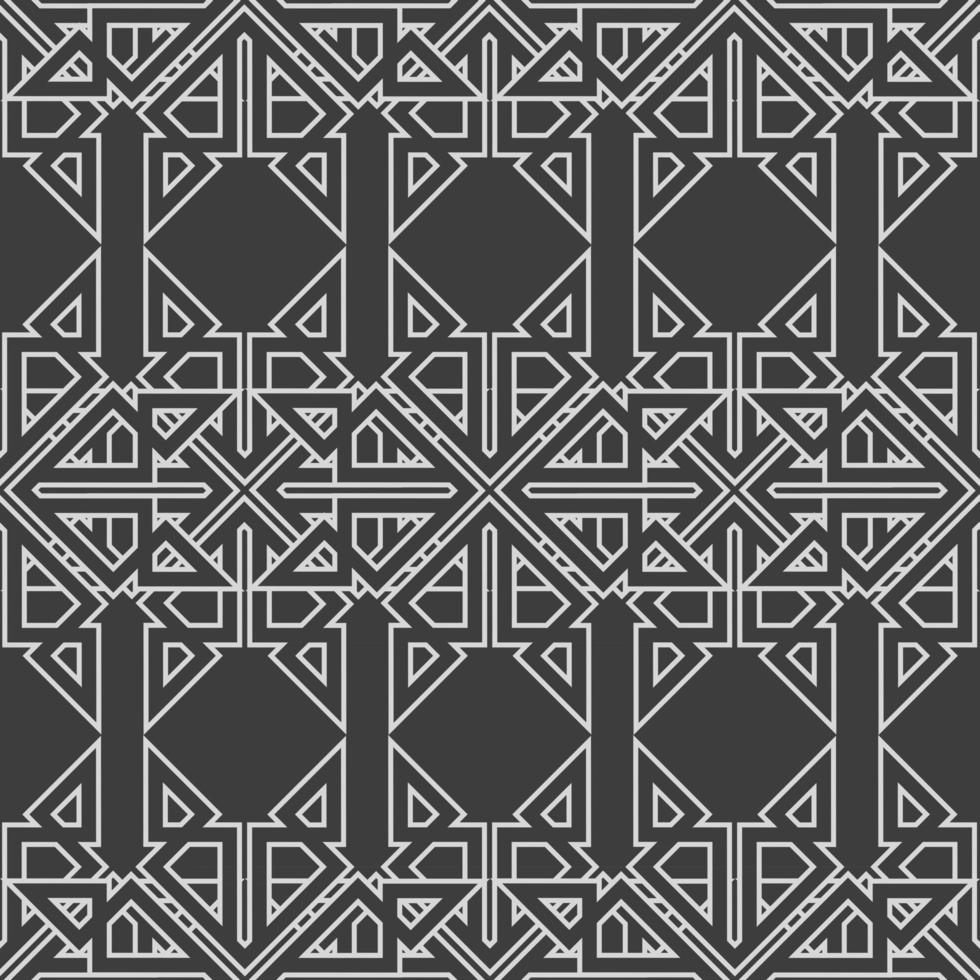 Geometric fabric abstract ethnic pattern vector